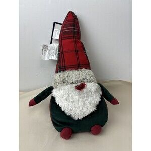 Charter Club 8"x 16" Figural Gnome Christmas Holiday Decorative Pillow ,$80